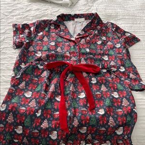 Festive Santa Pajamas